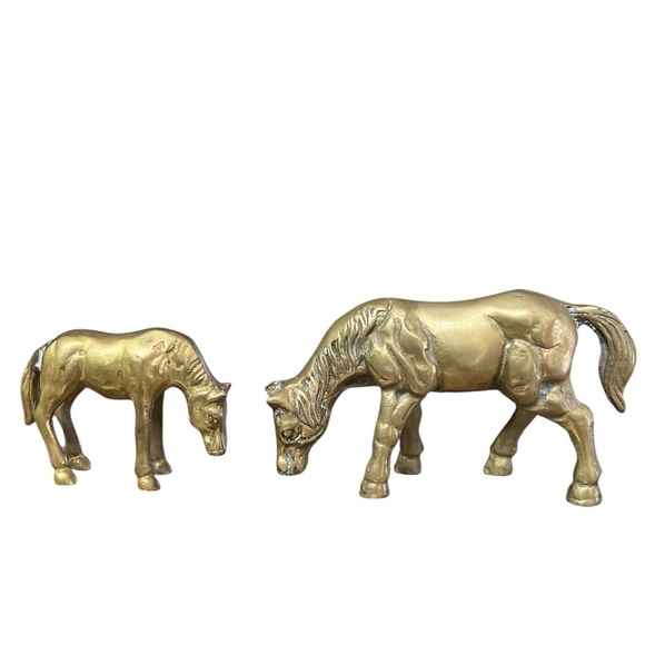 Other - Vintage brass horse decor statue